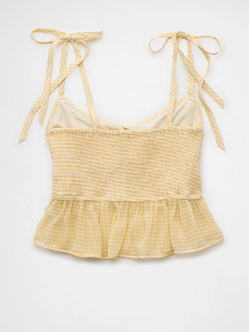 american eagle corset peplum top - Picture 2 of 5